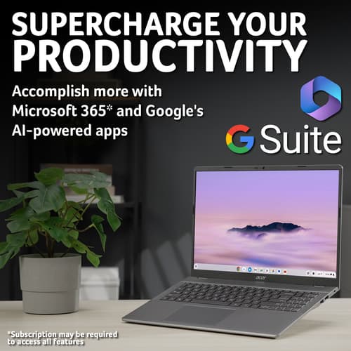 Acer Chromebook Plus 516 CB516-1H - 16", WUXGA (1920x1200), i3-1315U CPU, 8GB, 128GB UFS, ChromeOS slide 9