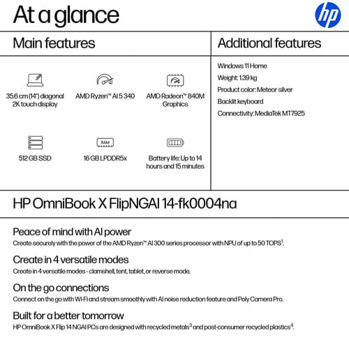 OmniBook X FlipNGAI 14-fk0004na slide 17