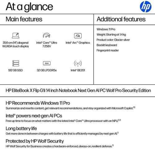 EliteBook X Flip G1i Next Gen AI PC Wolf Pro Security Edition slide 4