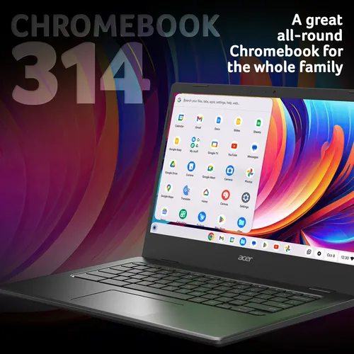 Acer Chromebook 314 (CBOA314-1H) - Intel Celeron, 4GB, 64GB, 14" Full HD display, Chrome OS slide 2