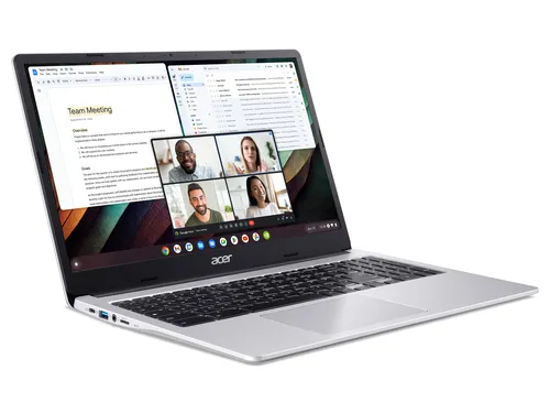 Acer Chromebook 315 CB315-4H Traditional Laptop - Intel Celeron N4500, 4GB, 128GB eMMC, Integrated Graphics, 15.6" FHD, Chrome OS, Silver slide 2