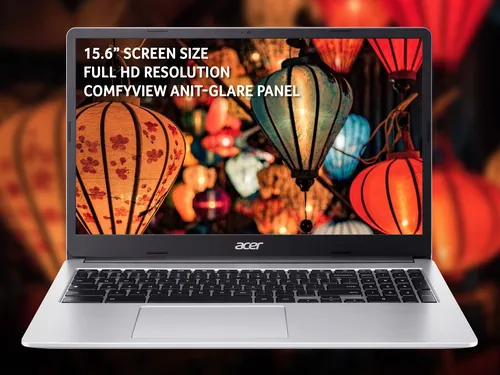 Acer Chromebook 315 CB315-4H Traditional Laptop - Intel Celeron N4500, 4GB, 128GB eMMC, Integrated Graphics, 15.6" FHD, Chrome OS, Silver slide 5