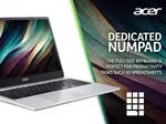 Acer Chromebook 315 CB315-4H Traditional Laptop - Intel Celeron N4500, 4GB, 128GB eMMC, Integrated Graphics, 15.6" FHD, Chrome OS, Silver thumbnail 6