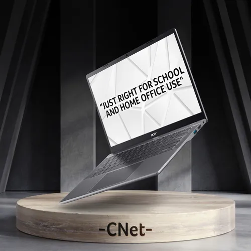 Acer Chromebook Plus 514 CB514-5H Traditional Laptop - Intel Core 5 120U, 8GB, 512GB SSD, Integrated Graphics, 14" WUXGA, Chrome OS, Iron slide 3