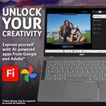 Acer Chromebook Plus 514 CB514-5H Traditional Laptop - Intel Core 5 120U, 8GB, 512GB SSD, Integrated Graphics, 14" WUXGA, Chrome OS, Iron thumbnail 8