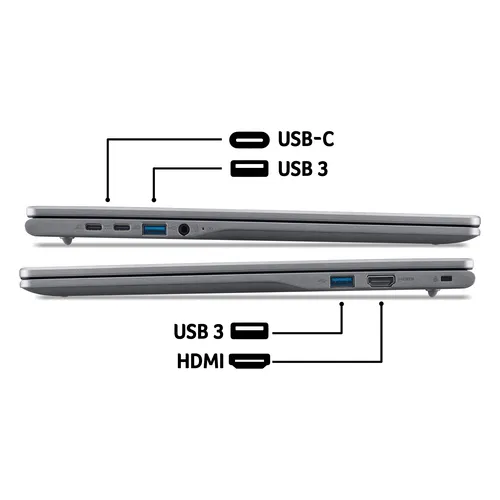 Acer Chromebook Plus 516 CB516-1H - 16", WUXGA (1920x1200), i3-1315U CPU, 8GB, 128GB UFS, ChromeOS slide 11