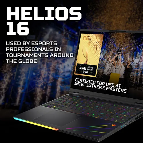 Predator Helios 16 AI (PH16-73) Intel Ultra 9, 64GB, 1TB SSD, RTX5090, 16" WQXGA, Windows 11 Gaming Laptop slide 4