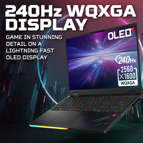 Predator Helios 16 AI (PH16-73) Intel Ultra 9, 64GB, 1TB SSD, RTX5090, 16" WQXGA, Windows 11 Gaming Laptop slide 6