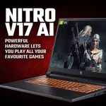 Acer Nitro V 17 AI ANV17-41 - AMD Ryzen 7 260, 16GB, 1TB SSD, NVIDIA GeForce RTX 5070, 17.3" Full HD, Windows 11 Gaming Laptop thumbnail 2