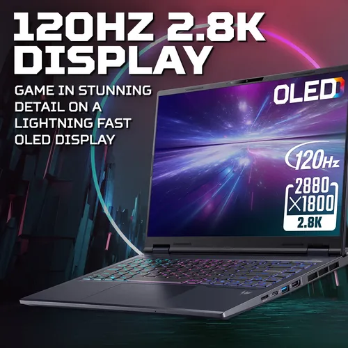 Acer Predator Helios Neo 14 AI PHN14-71 - Intel Core Ultra 7 255HX, 32GB, 1TB SSD, NVIDIA GeForce RTX 5070, 14" OLED 120Hz, Windows 11 Gaming Laptop slide 5