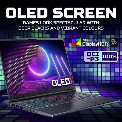 Acer Predator Helios Neo 14 AI PHN14-71 - Intel Core Ultra 7 255HX, 32GB, 1TB SSD, NVIDIA GeForce RTX 5070, 14" OLED 120Hz, Windows 11 Gaming Laptop slide 6