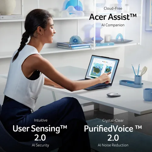 Acer Swift 14 AI Copilot+ PC (SF14-51) - Intel Core Ultra 5 CPU, 16GB, 1TB, 14" 2.8K OLED display, Windows 11 slide 8