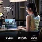 Acer Swift Go 14 AI SFG14-64 - AMD Ryzen AI 7 350, 16GB, 1TB SSD, 14" WUXGA OLED, Windows 11 Copilot+ Notebook (NX.JDAEK.001) thumbnail 4