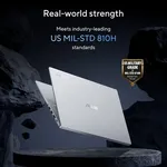 Intel Core Ultra 5 115U 35.6 cm (14") Touchscreen WQXGA 8 GB LPDDR5x-SDRAM 256 GB SSD Wi-Fi 6E (802.11ax) ChromeOS Silver, UK thumbnail 18
