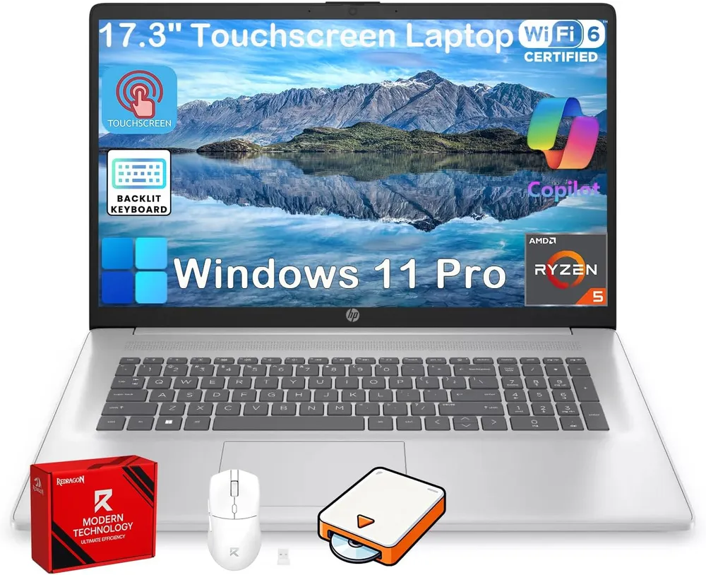 17 inch touchscreen laptop main view