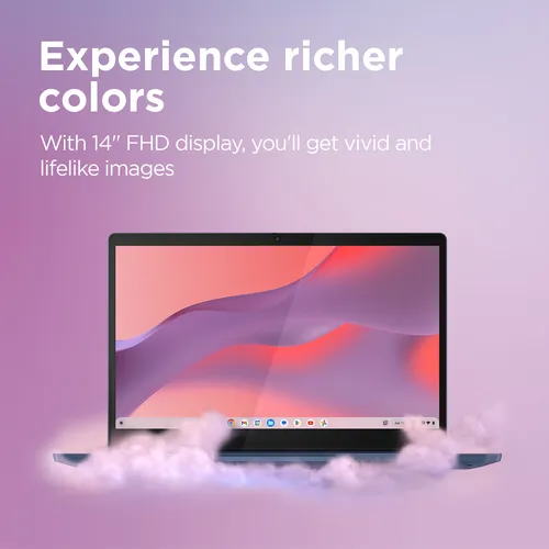 IdeaPad Slim 3 14inch FHD MediaTek Kompanio 520 8GB RAM 128GB eMMC Chromebook Abyss Blue slide 5