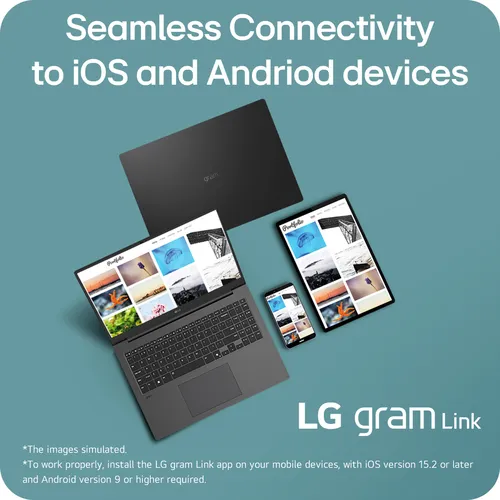 LG gram 17Z90T-G 17" Hybrid AI Laptop - Intel® Core™ Ultra 7 255H, 1TB SSD, 32 GB RAM - Black - [2025] slide 29